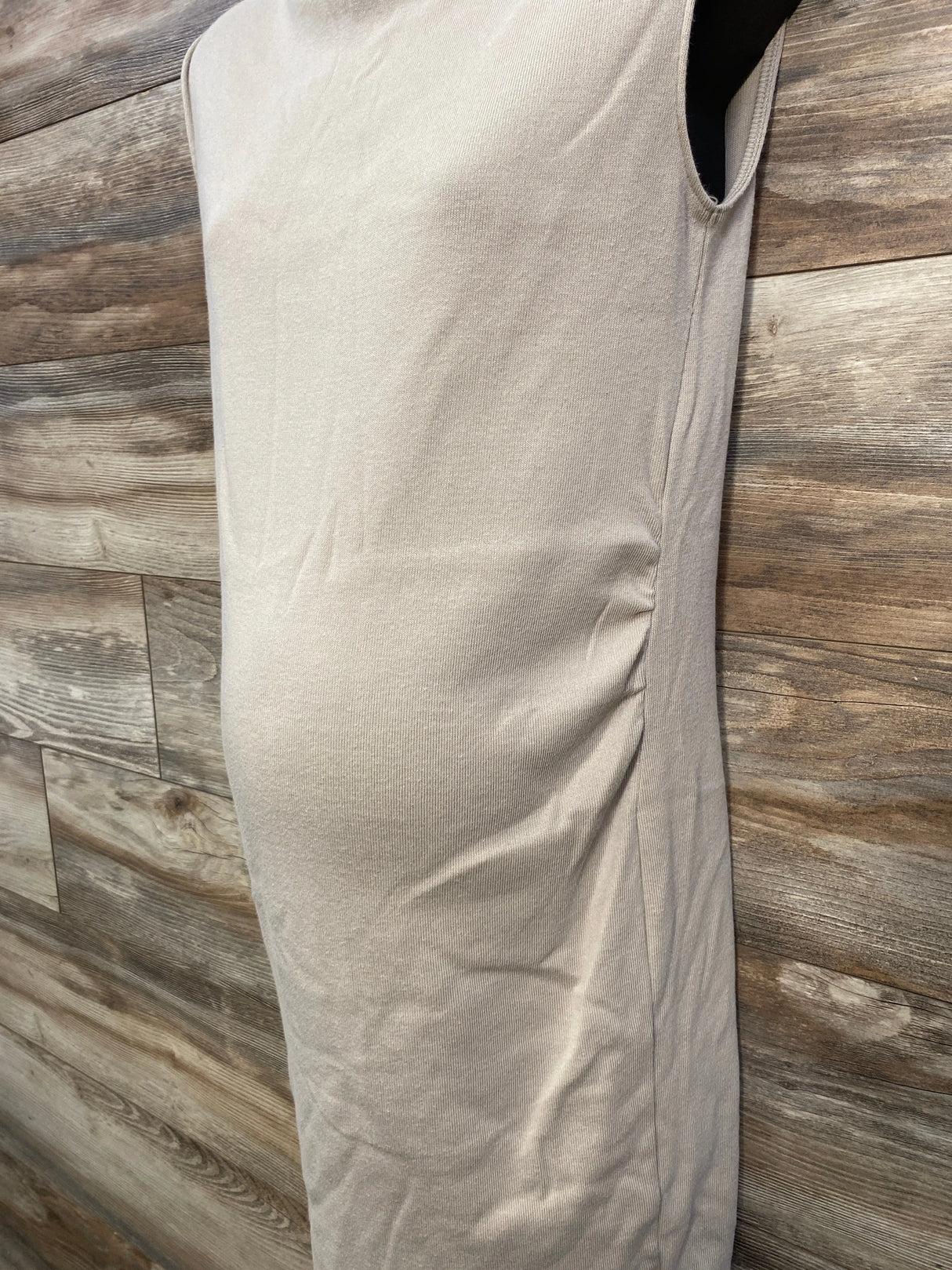 Old Navy Mock-Neck Mid Dress Tan sz Small