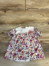 Little Lass Floral Lace Detailed Blouse White sz 24m