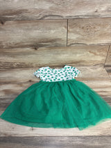 Cat & Jack Shamrock Tulle Dress White sz 4T