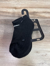 NEW Nike 3pk Cushioned Ankle Socks Black sz 5-7c