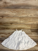 Cat & Jack Embroidered Smocked Dress White sz 4T