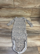 Huggies Leopard Print Viscose Sleep Gown Tan sz 3m