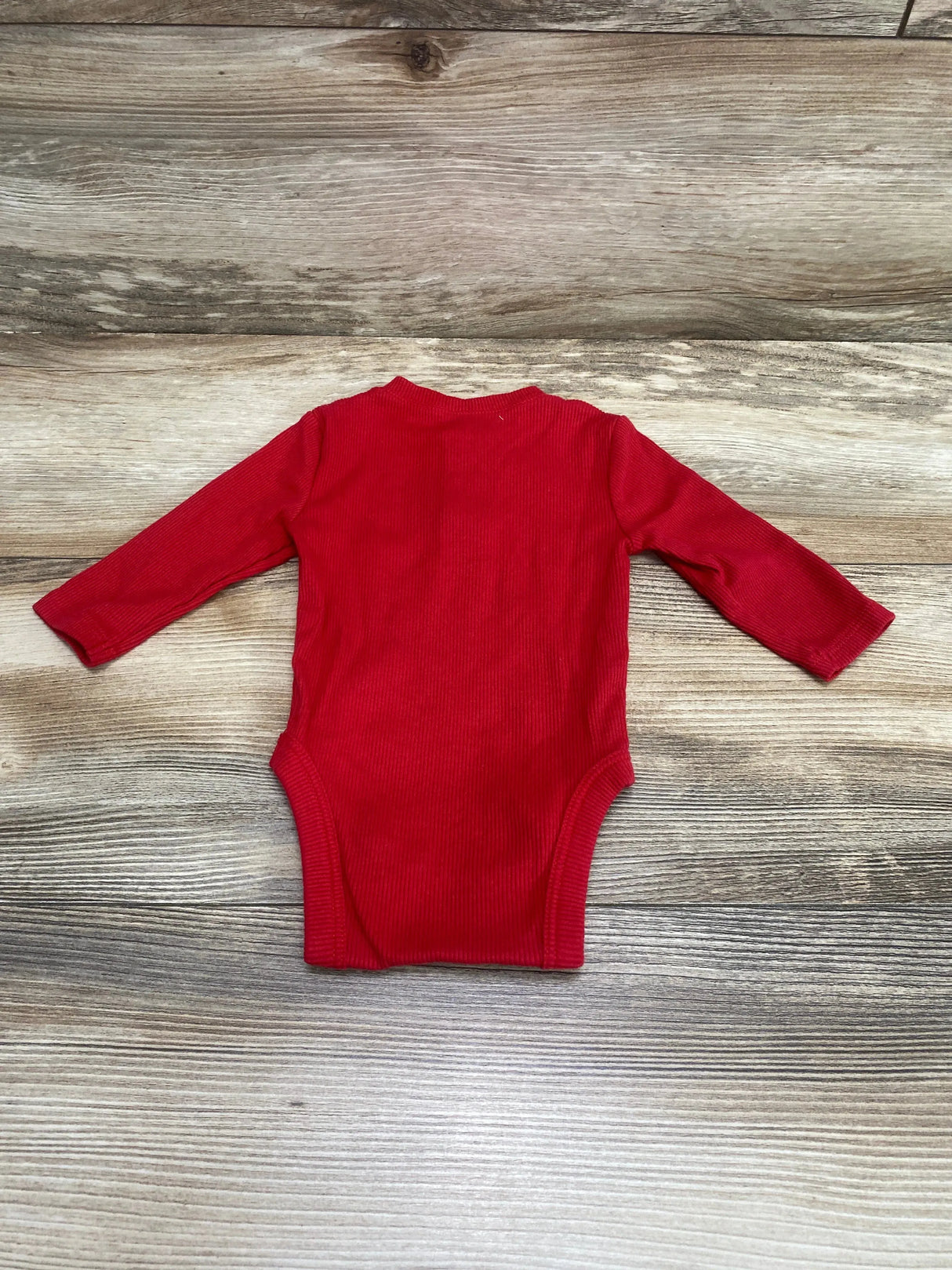 Jumping Beans Henley Bodysuit Red sz Newborn