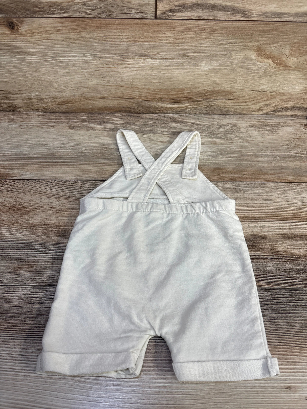 Disney Baby Winnie The Pooh Shortalls Pale Yellow sz 6/9m