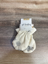 NEW PL Baby Basics Mittens Beige sz 3m