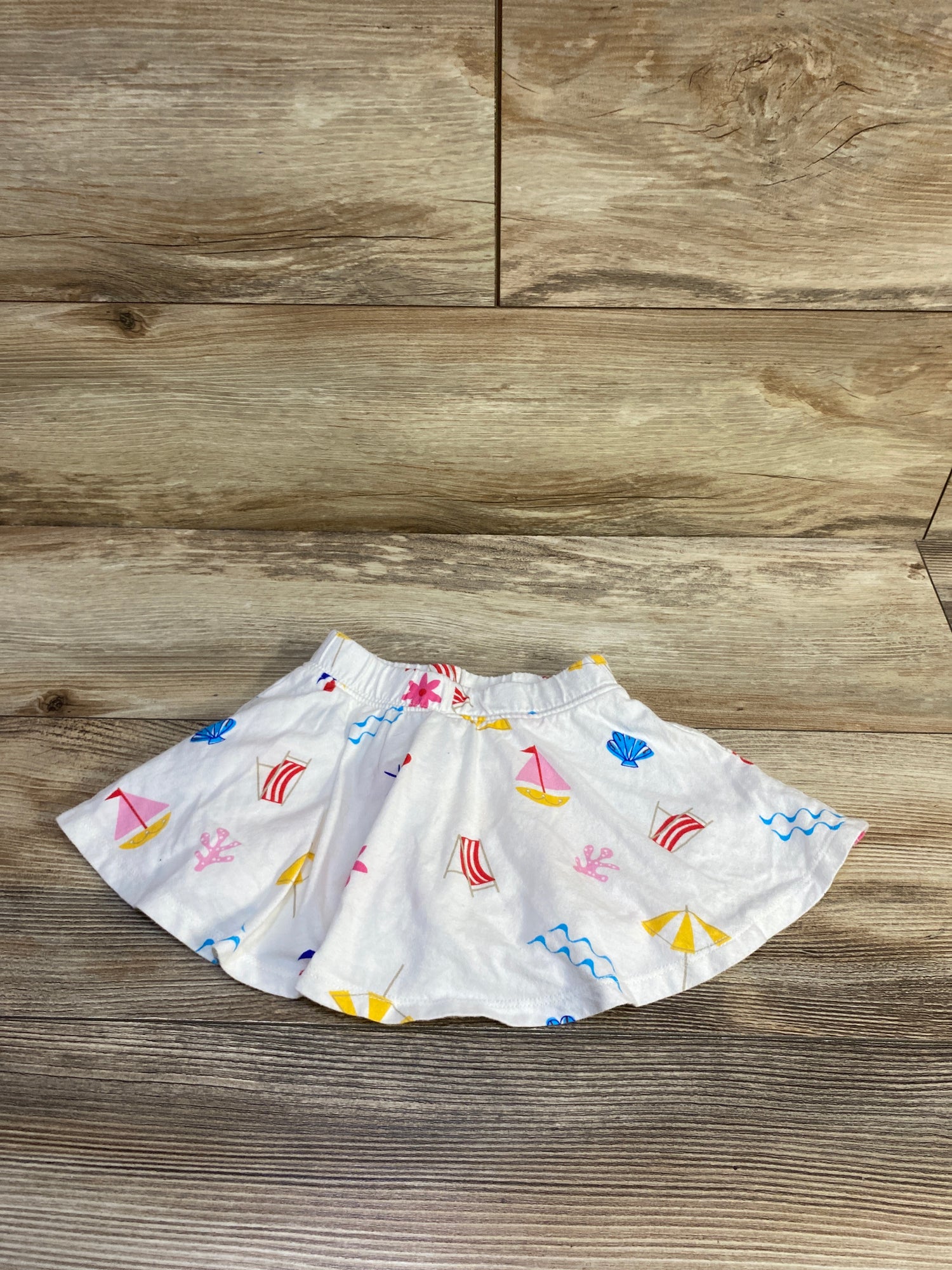 Baby Gap Pull-On Skort White sz 12-18m