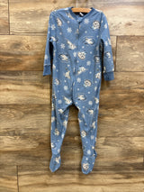 Old Navy Winter Blanket Sleeper Blue sz 3T