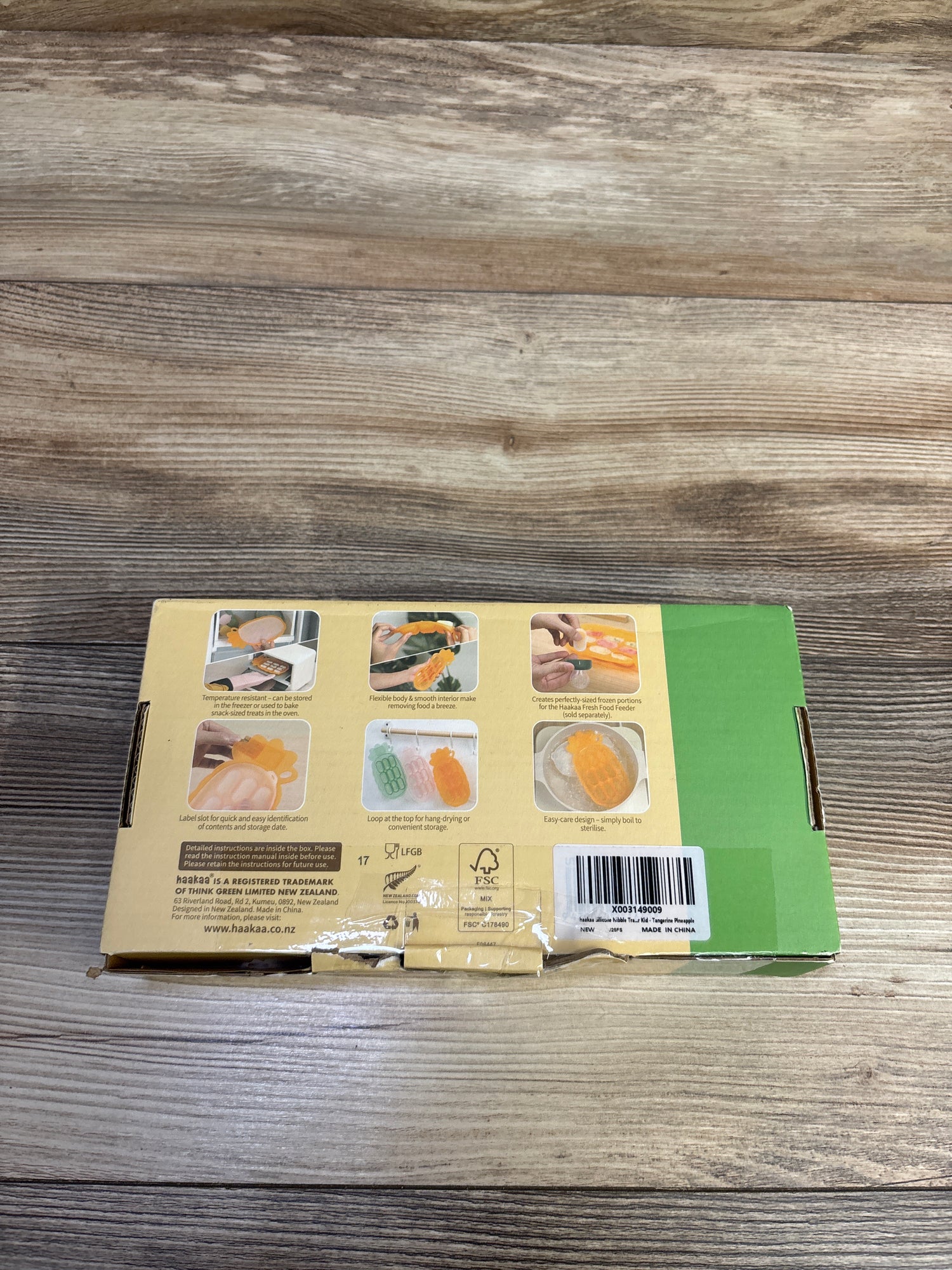 NEW Haakaa Pineapple Silicone Nibble Tray