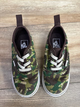 Vans Old Skool V Camo Sneakers Green sz 9.5c