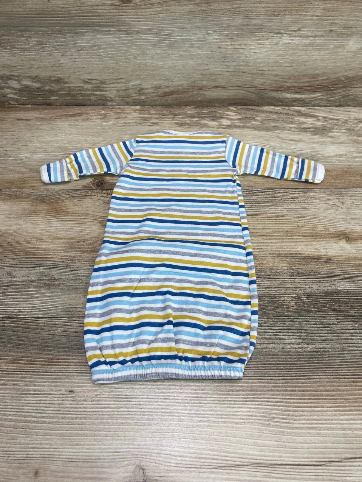 Gerber Striped Gown White sz Preemie