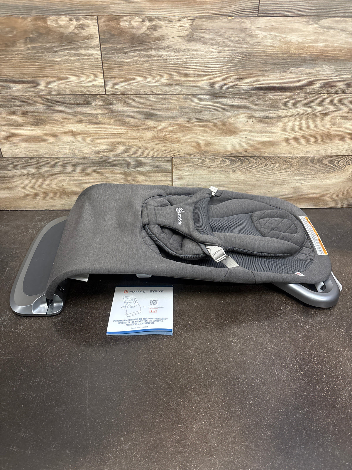 Ergobaby Evolve 3-in-1 Bouncer in Charcoal Grey