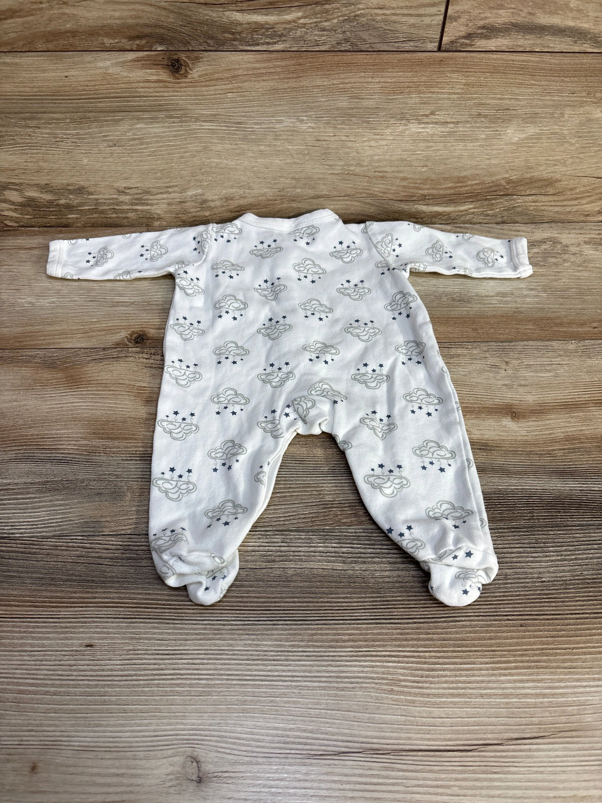 Hudson Baby Cloud Print Sleeper White sz 3-6m - Me n Mommy To Be