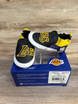 NEW Robeez NBA Lakers Soft Sole Shoes sz 1/2c