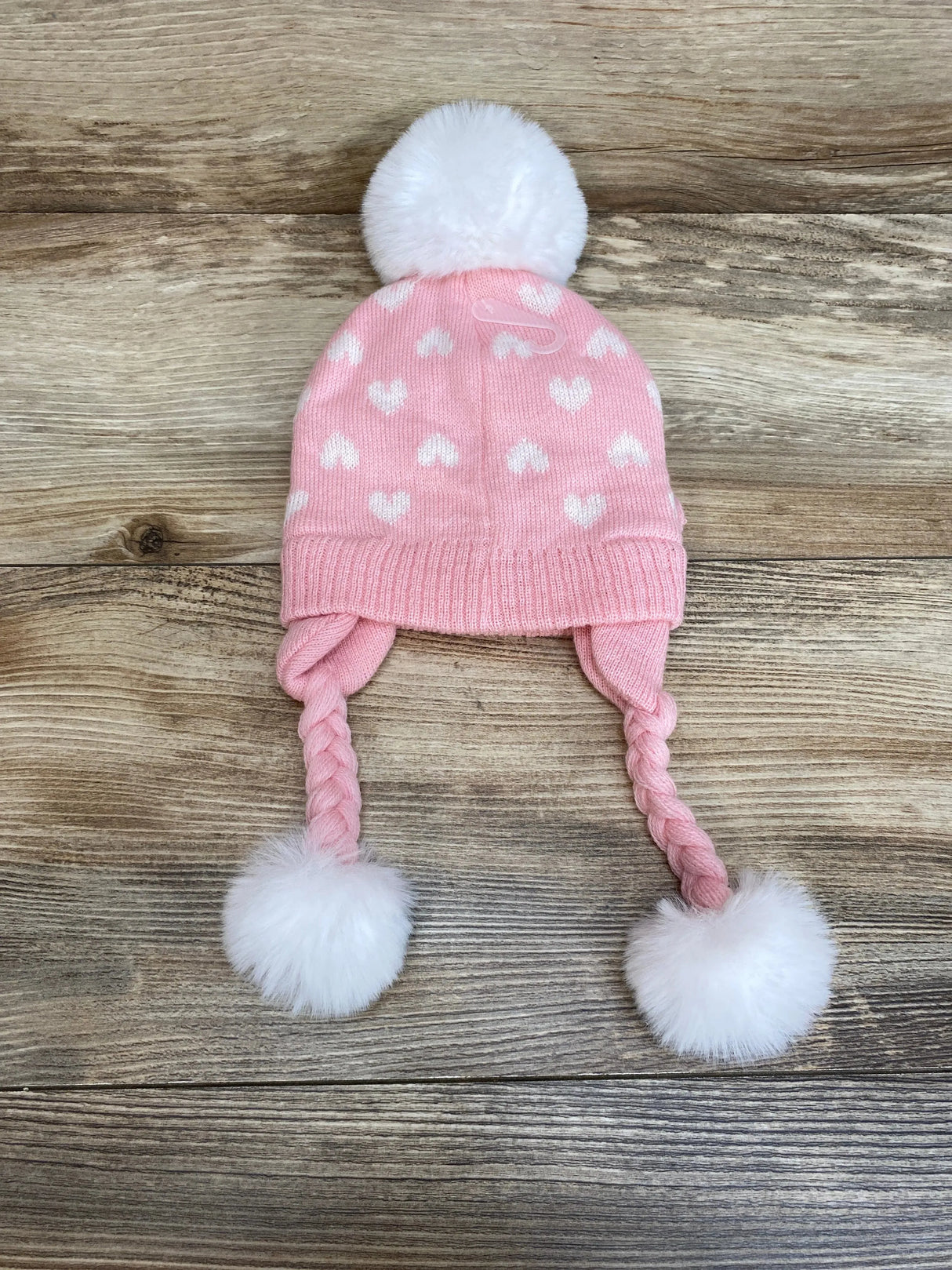 NEW Toby Nora 2Pc Hat & Mittens Set Pink 6-18m