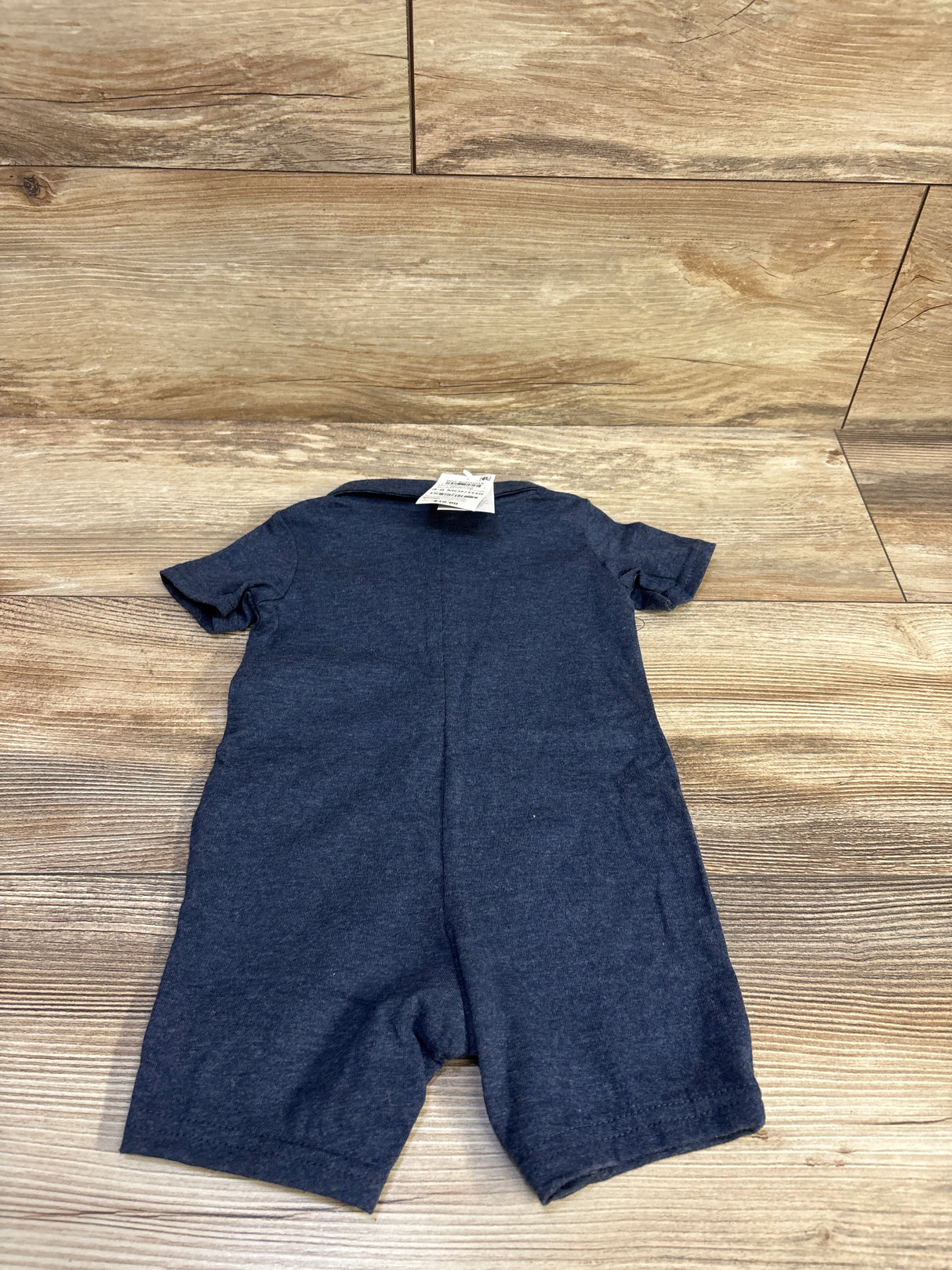 NEW First Impressions Polo Shortie Romper Blue sz 3-6m