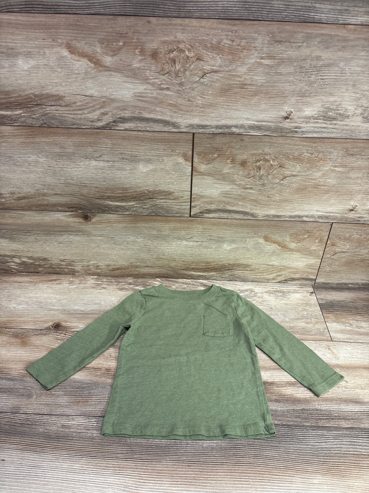 Cat & Jack Pocket Shirt Green sz 2T