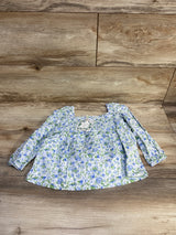 NEW Chelsea & Violet Floral Smocked Top White sz 4T