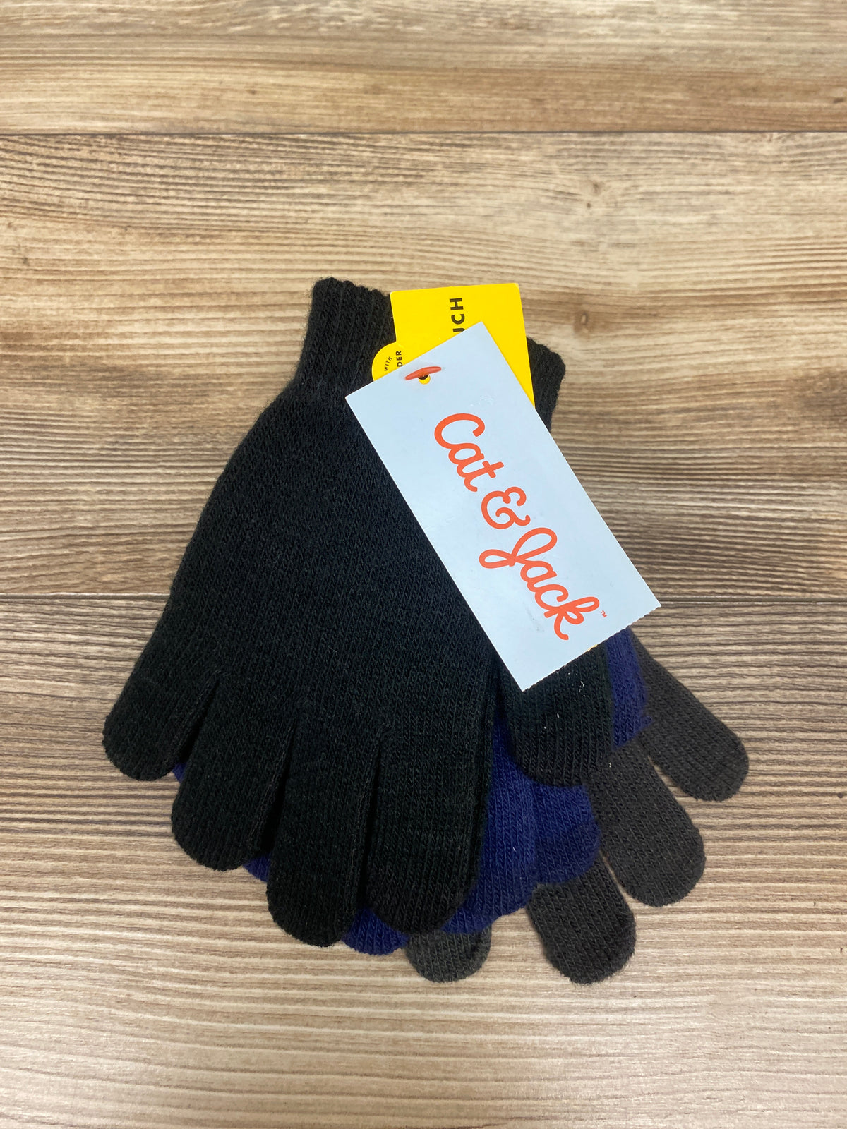 NEW Cat & Jack Tech-Touch Gloves 3pk OSFM