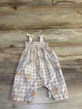 Disney Baby Lady and the Tramp Smocked Romper Tan sz 0-3m