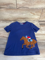 Adventure360 Embroidered Horseback Riding Shirt Blue sz 5T