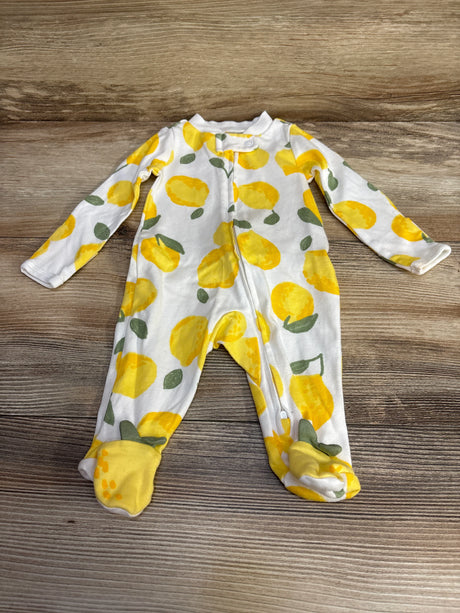 Just One You Lemon Print Sleeper White sz Newborn - Me n Mommy To Be