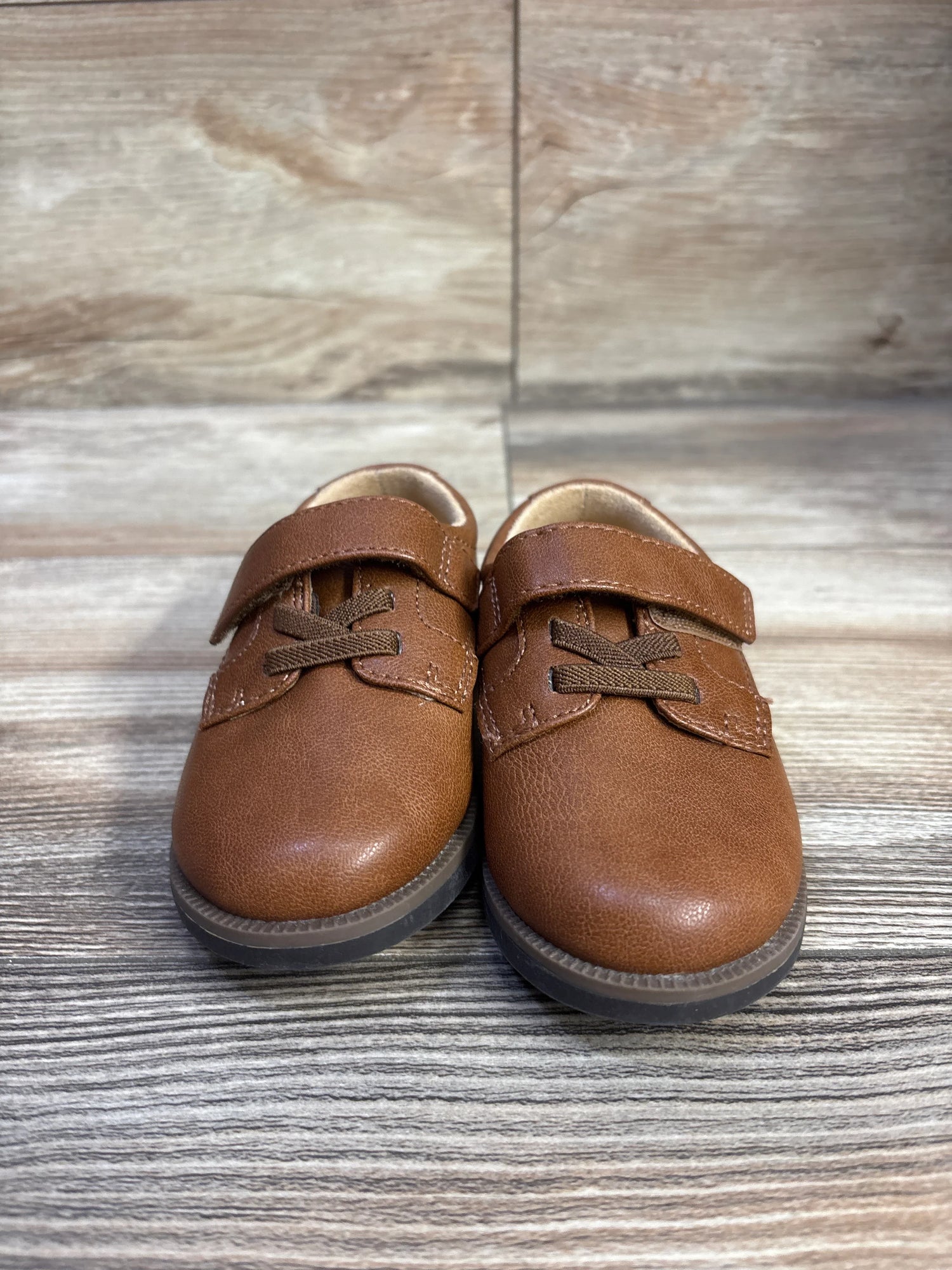 NWOT Cat & Jack Miles Dress Shoes Cognac sz 6c