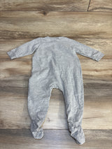 H&M Button Up Sleeper Grey sz 9m