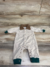 Shein Colllar Cord Coverall Cream sz 3-6m