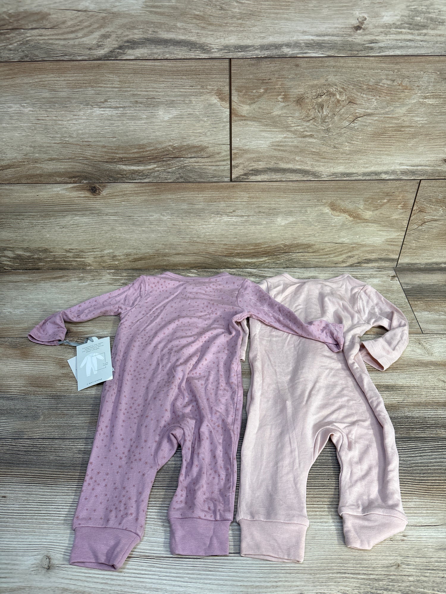 NEW Cloud Island 2pk So Very Soft Modal Blend Sleepers Pink sz 3-6m