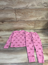 NEW Monica + Andy 2pc Bow Print Pajama Set Pink sz 2T