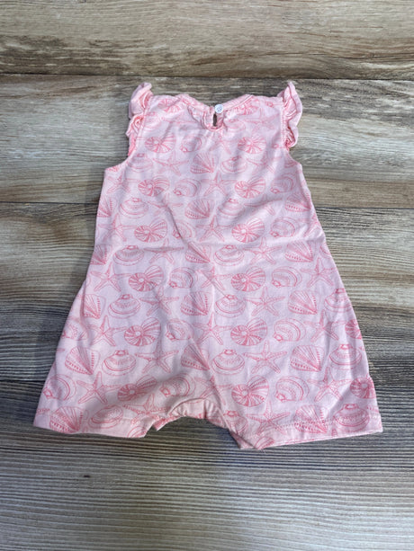 Kyle & Deena Seashells Romper Pink sz 6-9m - Me n Mommy To Be