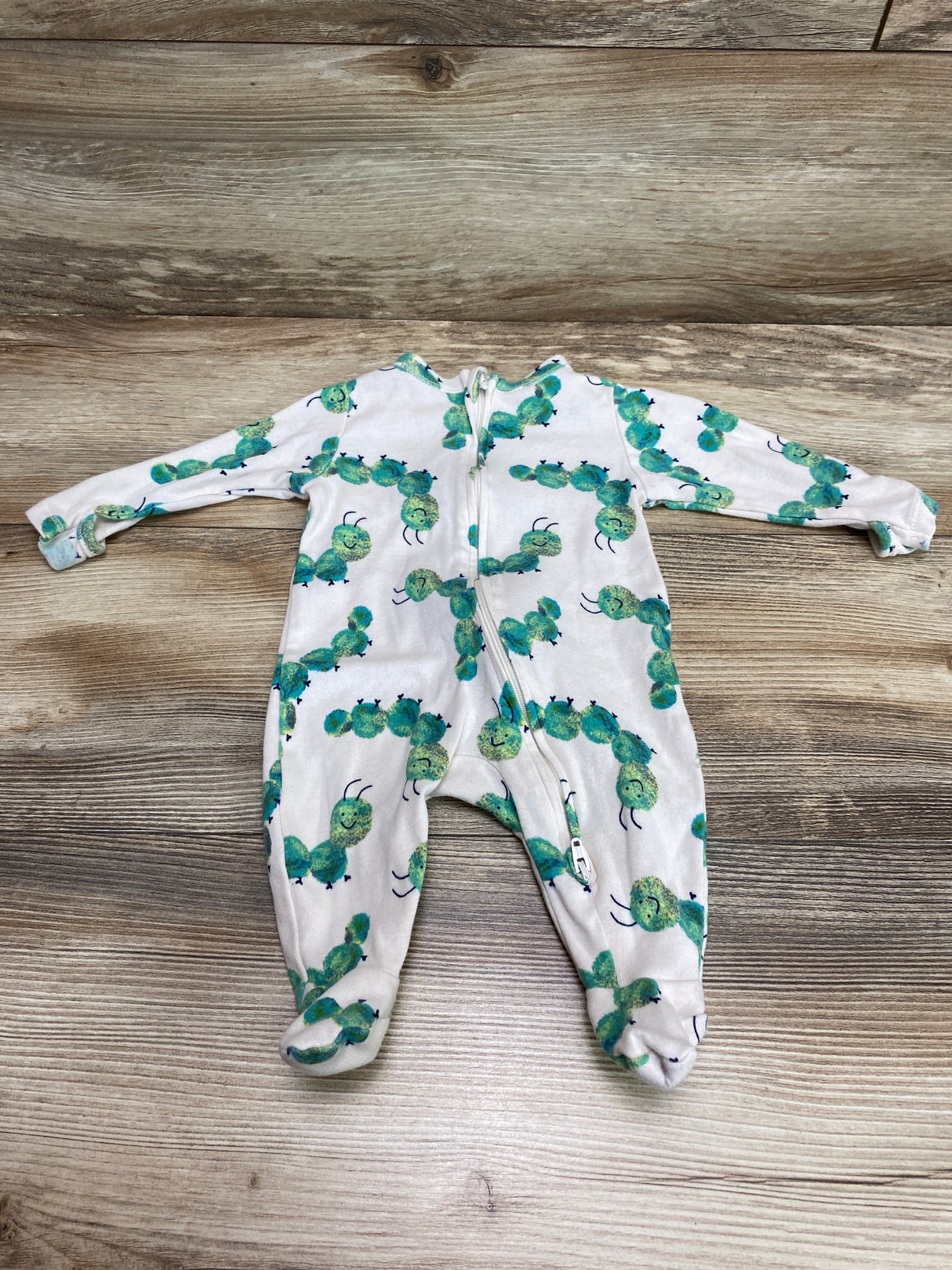 Old Navy Caterpillar Sleeper White sz 0-3m