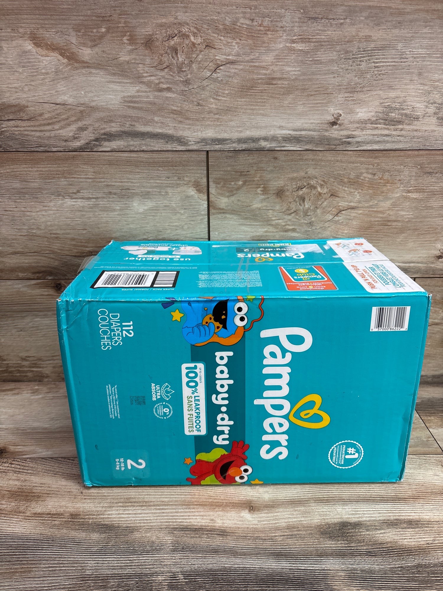 NEW Pampers Baby Dry Diapers Size 2 112ct