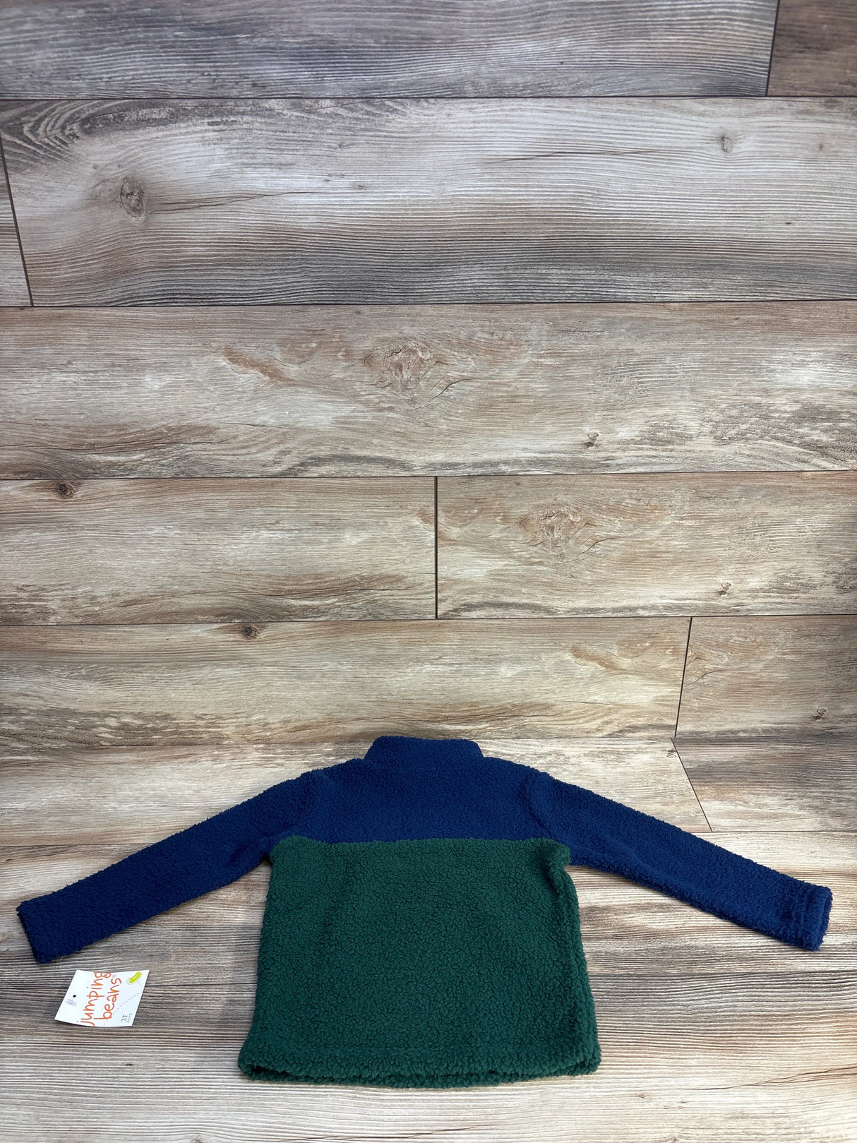 NEW Jumping Beans Sherpa Quarter Zip Jacket Navy sz 3T