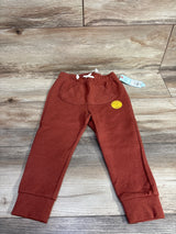NEW Cat & Jack Ottoman Knit Joggers Fiery Brown sz 3T