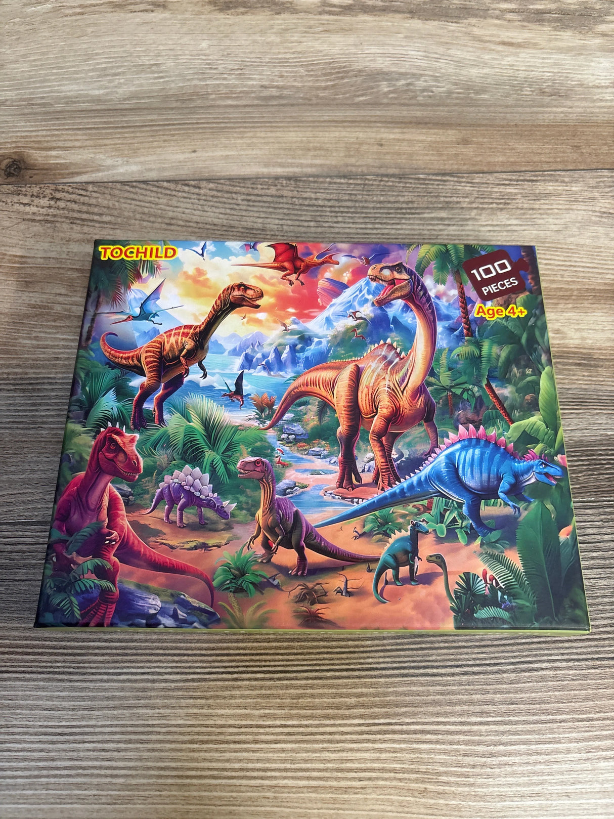 Tochild Dinosaur World Puzzle 100pc