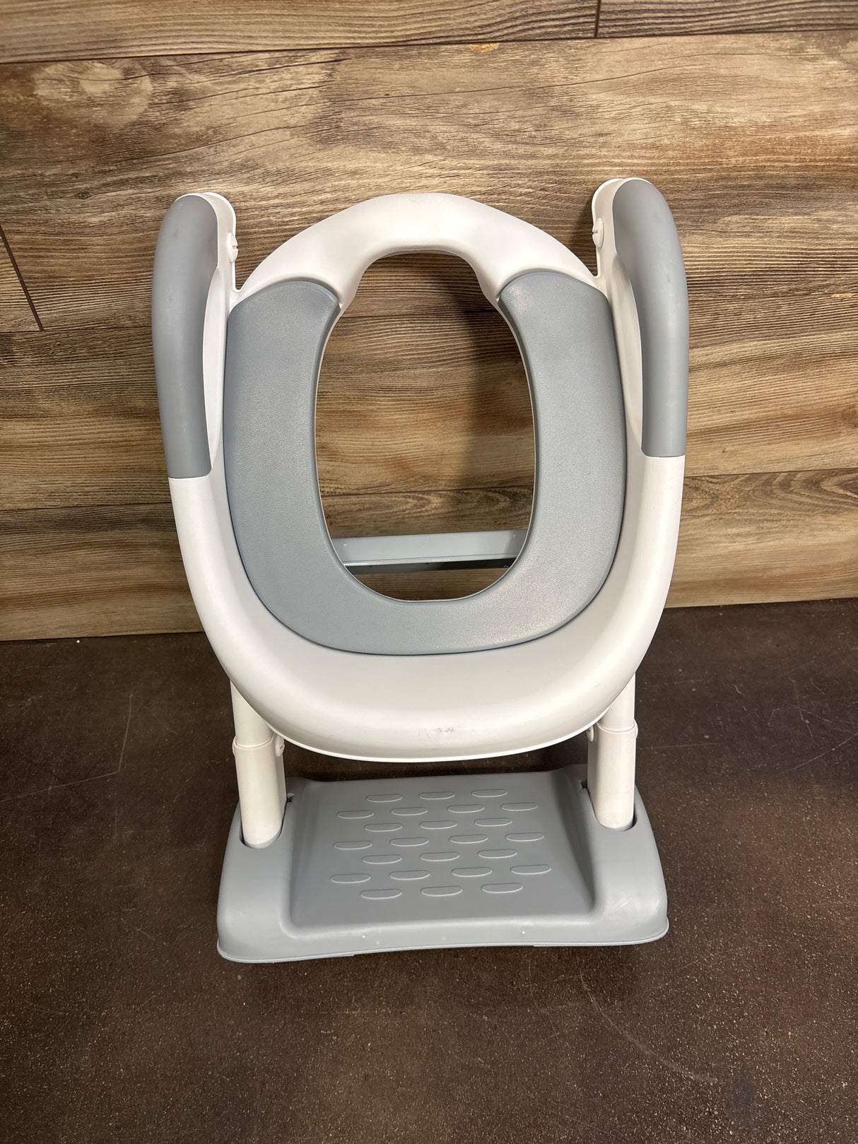 ThinkMax Potty Training Step Stool Ladder Grey/White