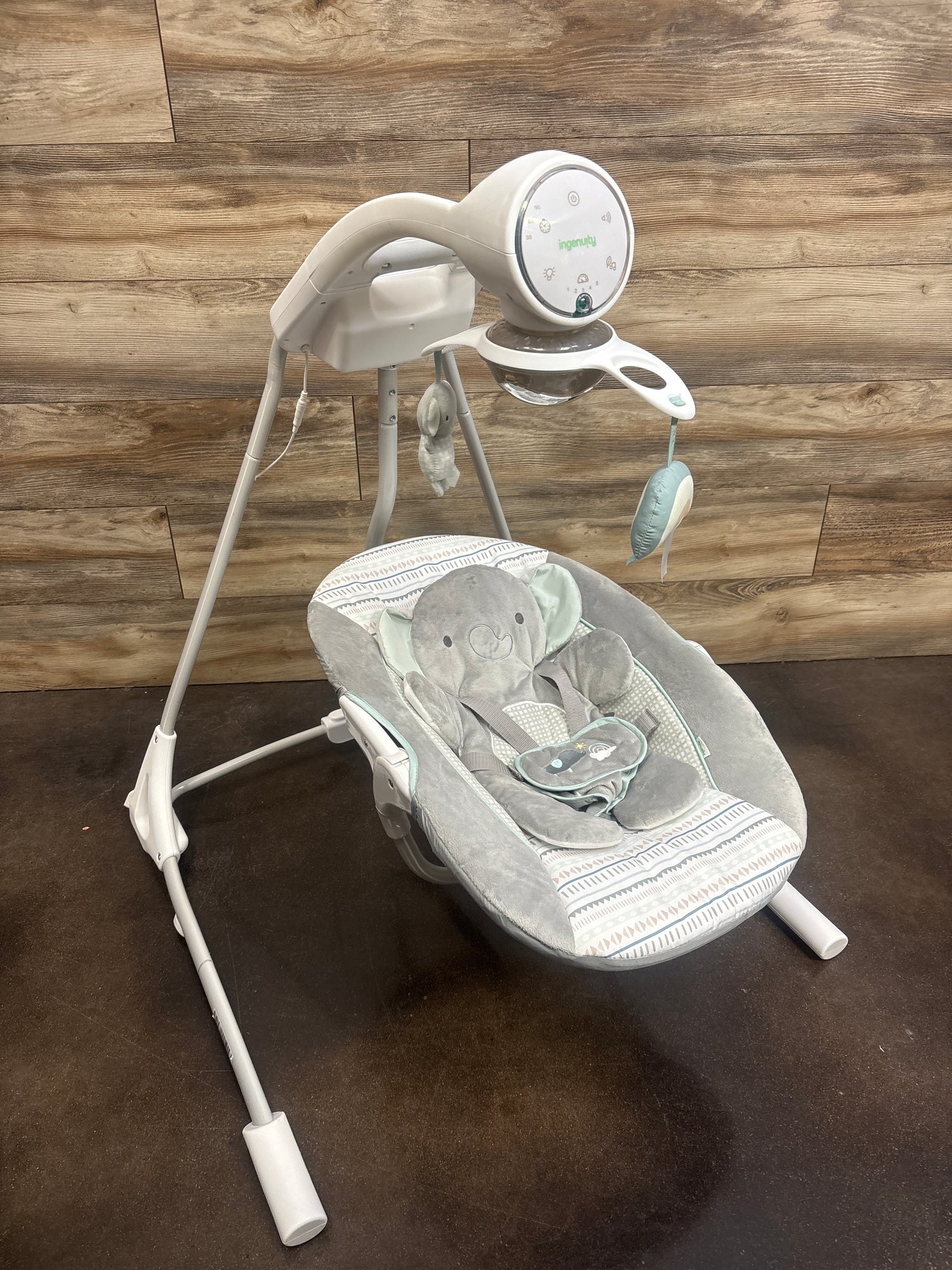 Ingenuity InLighten Soothing Swing - Elephant