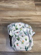 La Petite Ourse All-in-One Reusable Cloth Diaper with Booster Cactus Print