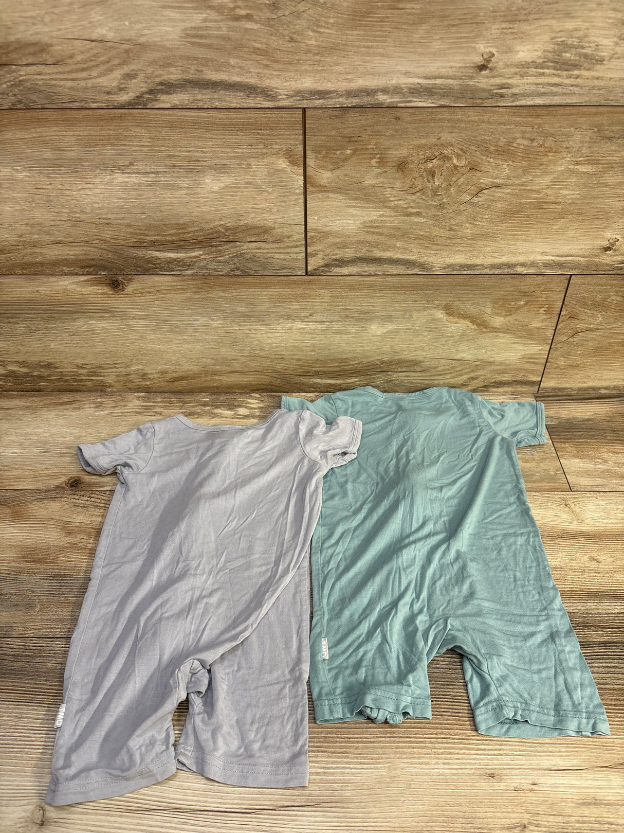 Jimonda 2pk Bamboo Sleep Rompers Grey sz 12-18m