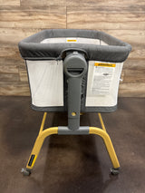 Jimglo 3-in-1 Baby Bassinet, Bedside Sleeper & Rocking Bassinet Grey