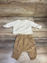 Carter's 2pc Thankful For You Sweatshirt & Pants Set Ivory sz Newborn