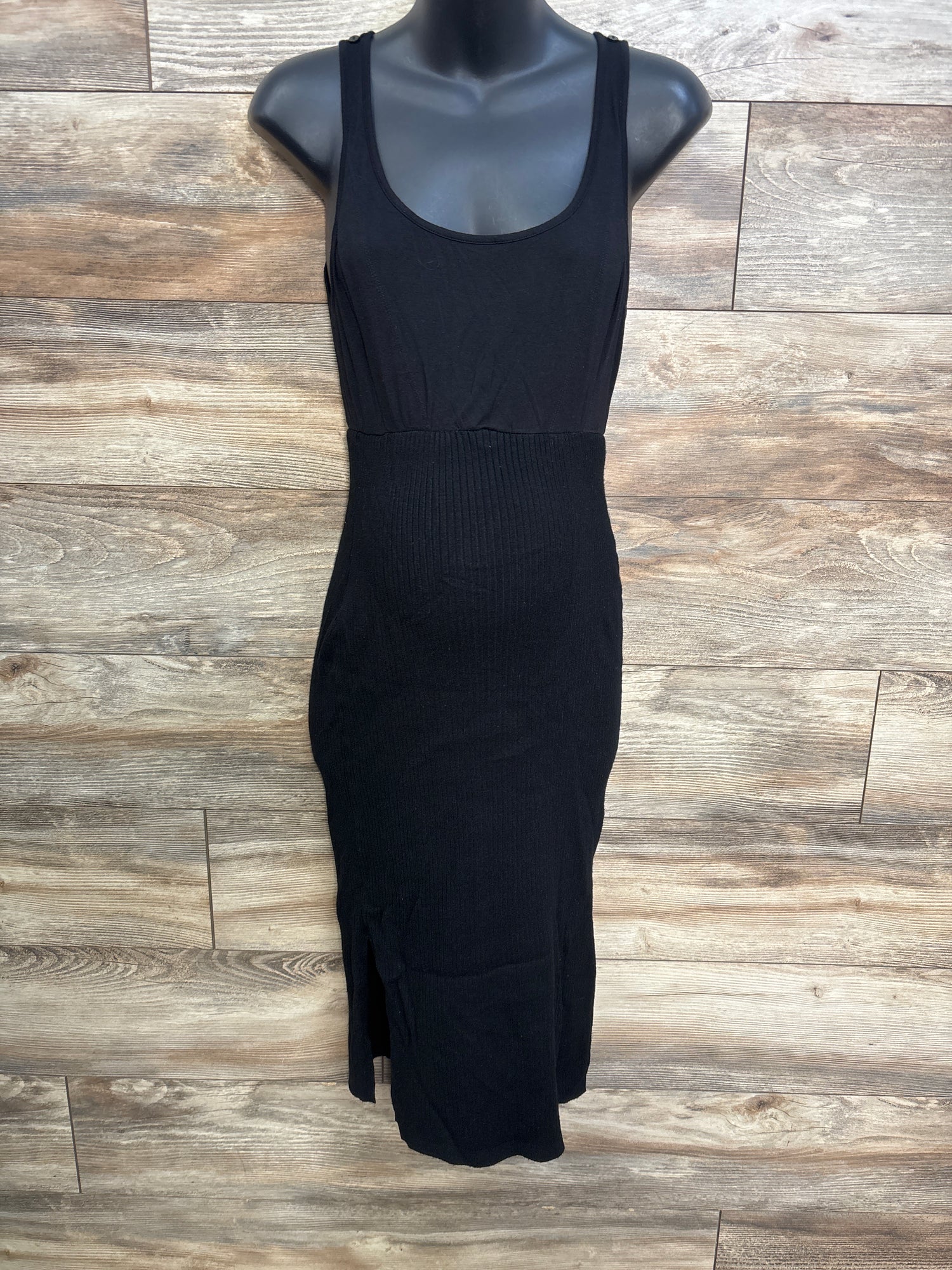 Seraphine 2 in 1 Maternity Dress & Detachable Nursing Top Black sz Small