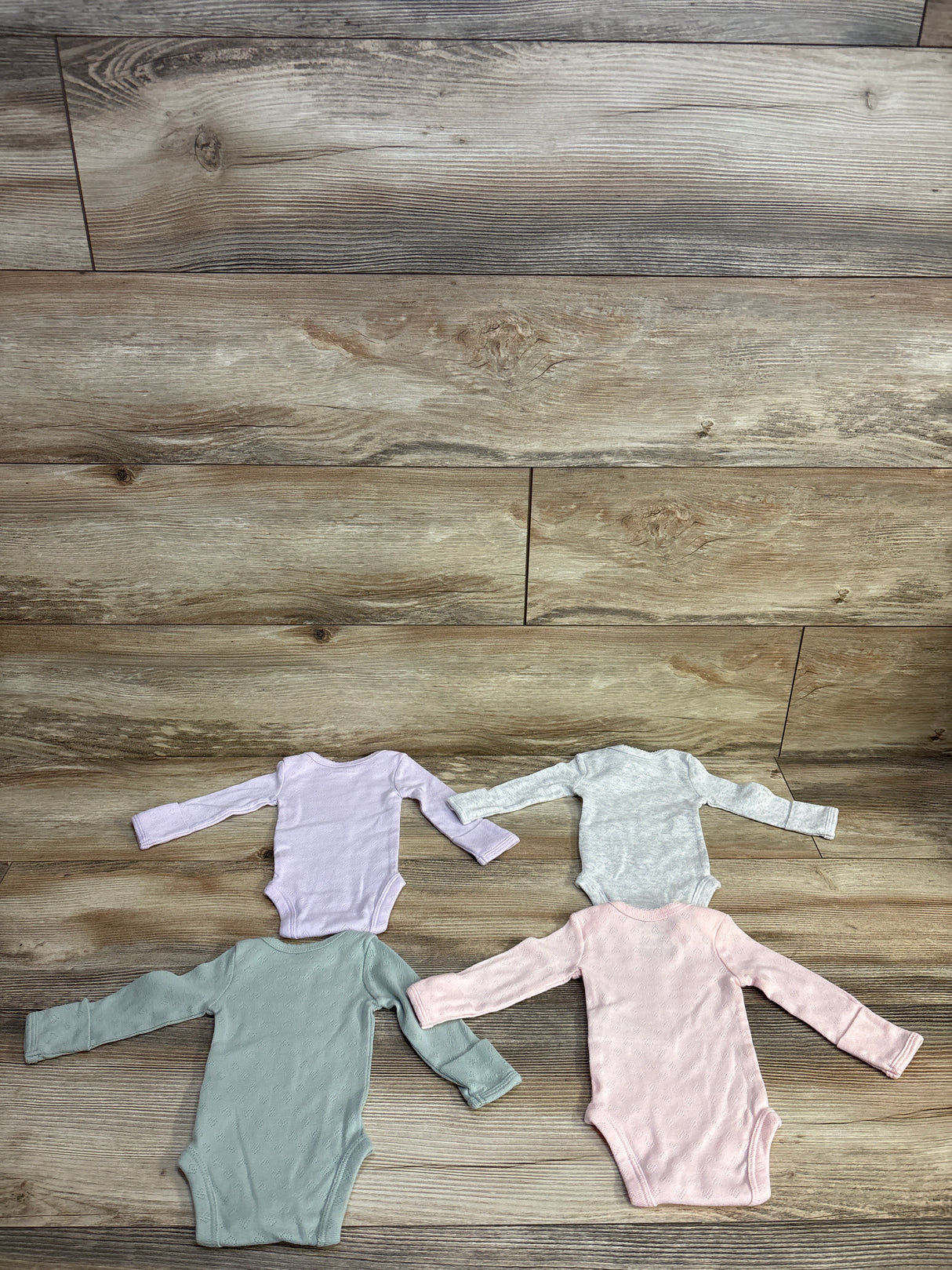 Carter's 4pk Heart Print Bodysuit Set Pink sz Preemie