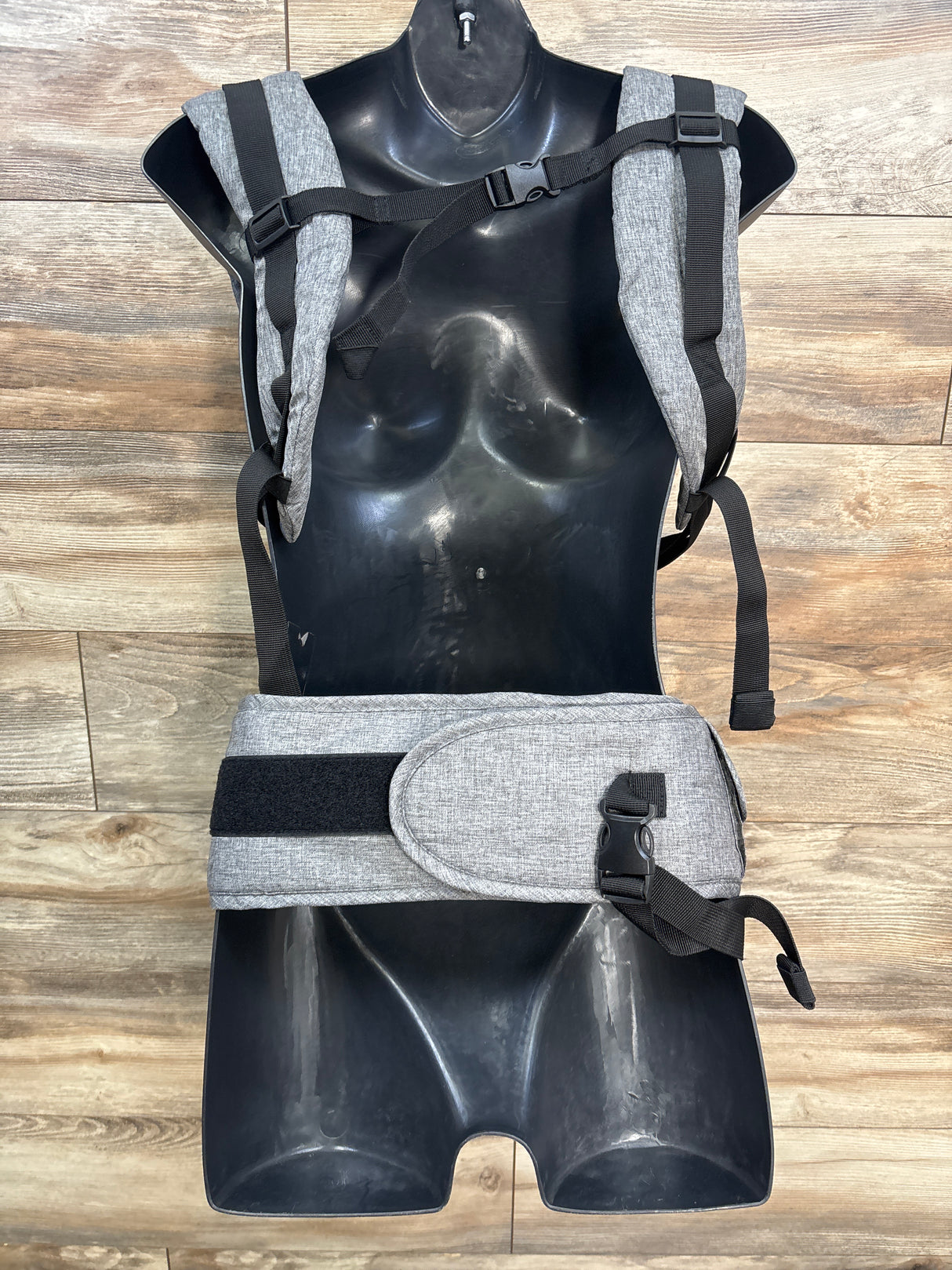 Moby 2-in-1 Baby Carrier + Hip Seat, Grey