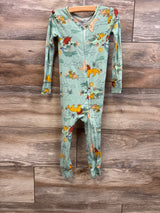 Disney The Lion King Footless Viscose Sleeper Green sz 2T