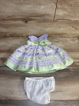 Bonnie Baby 2pc Sleeveless Dress Lilac sz 12m