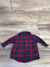 Carter's Tartan Button Up Shirt Red sz 3m