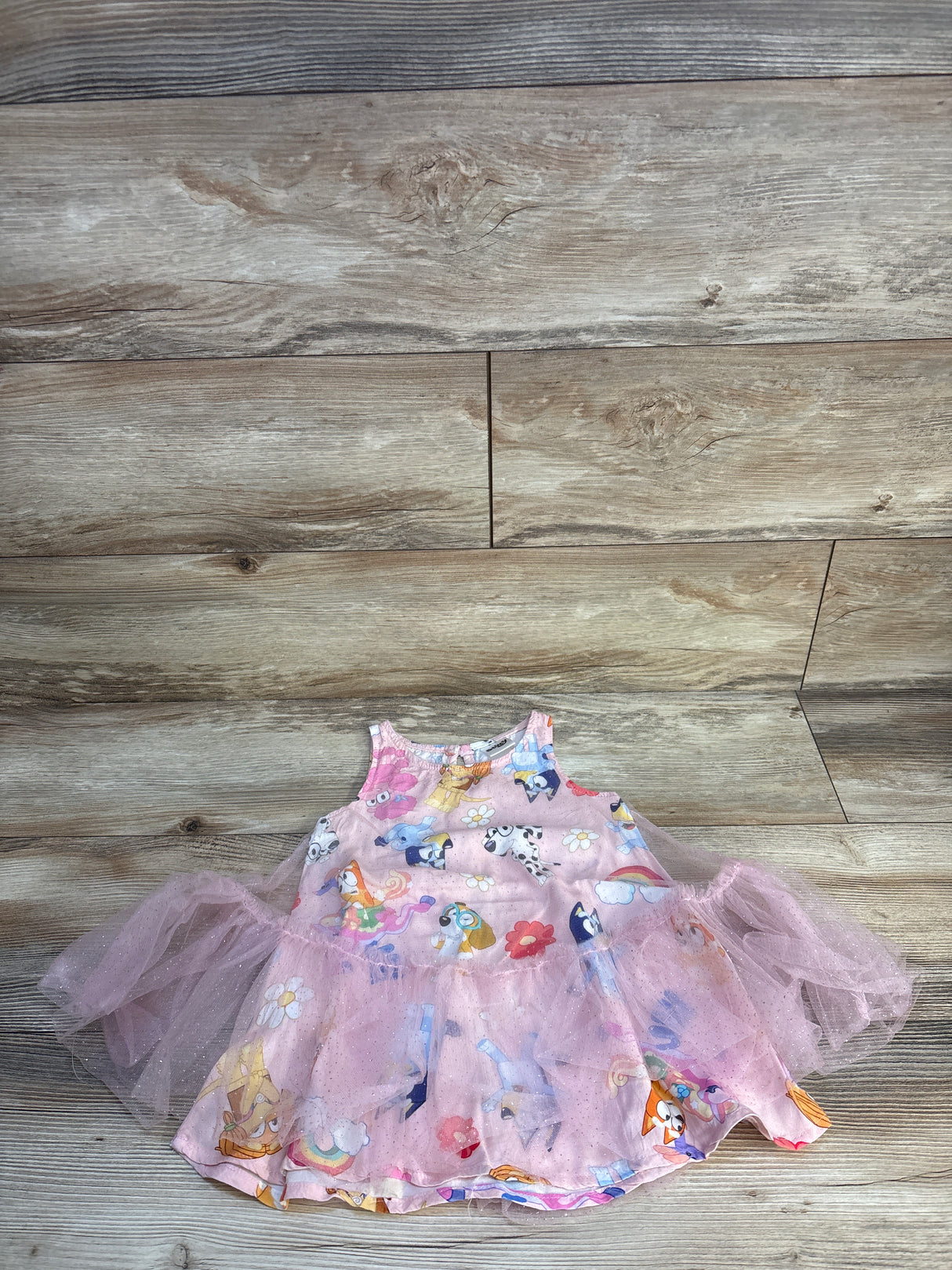 Bluey Tulle Dress Pink sz 2T