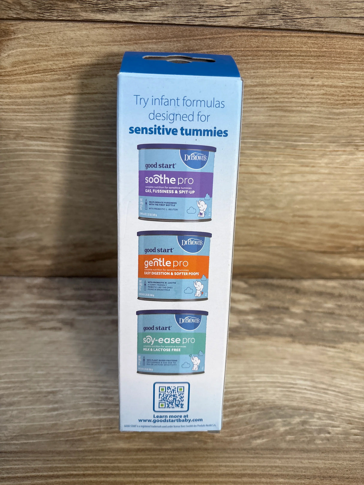 NEW Dr. Brown's Natural Flow Narrow Baby Bottle w/ Level 1 Slow Flow Nipple, 4oz